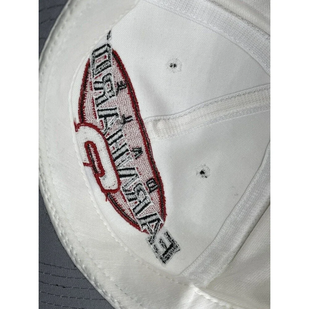 VTG 1996 Nutmeg Mills Chase Authentic Dale Earnhardt 3 NASCAR White Baseball Hat